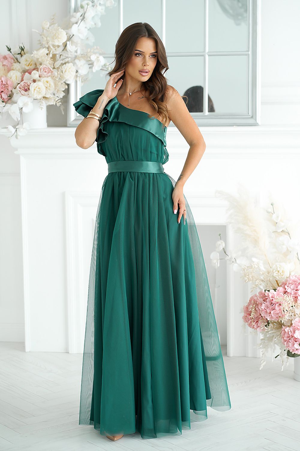  Long dress model 200242 Bicotone 